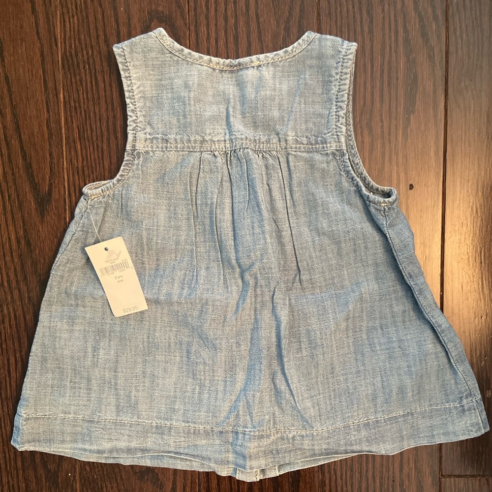 Baby Gap Denim Top - 2T - Picture 2 of 2